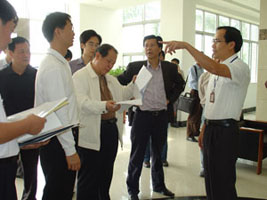 省領(lǐng)導(dǎo)、市領(lǐng)導(dǎo)來我司進(jìn)行視察、指導(dǎo)